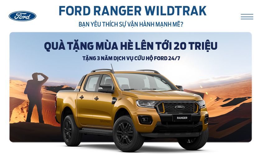 Chương tr&igrave;nh khuyến m&atilde;i xe Ford th&aacute;ng 09/2021